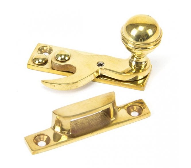 From The Anvil 83889 Period Locking Sash Fastener - Polished Brass