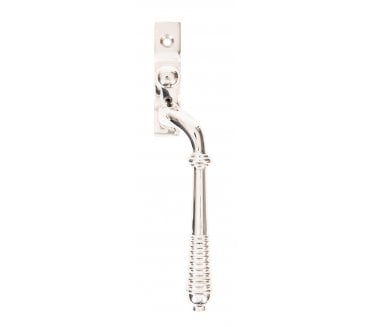 From The Anvil 83916 Reeded Locking Espag Fastener (Right Hand) - Polished Nickel