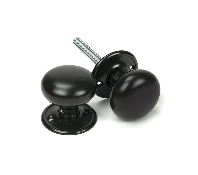 From The Anvil 83944 Mushroom Mortice/Rim Knobs - Aged Bronze