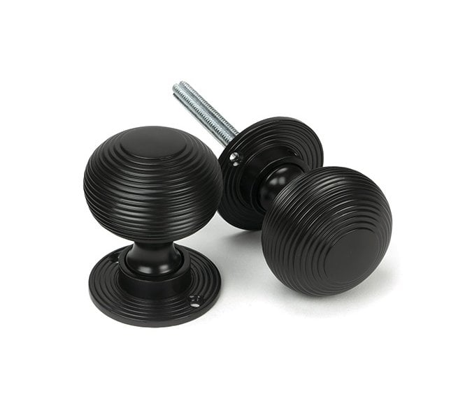 From The Anvil 83947 Heavy Beehive Mortice/Rim Knobs - Aged Bronze