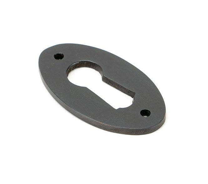 From The Anvil 83948 Period Oval Escutcheon - Aged Bronze