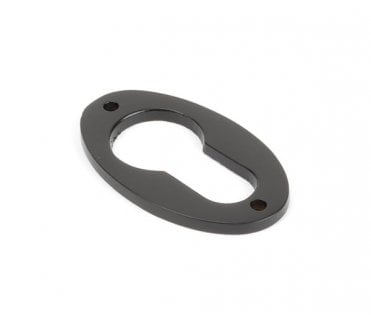 From The Anvil 83949 Period Oval Euro Profile Escutcheon - Aged Bronze