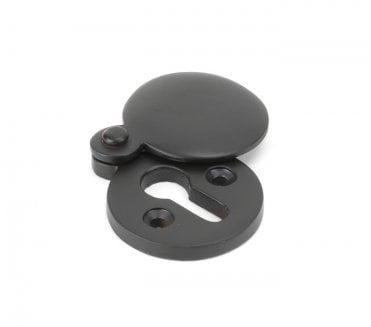 From The Anvil 83951 Round Covered Keyhole Escutcheon - Aged Bronze