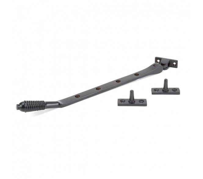 From The Anvil 83969 10 Reeded Window Stay - Aged Bronze