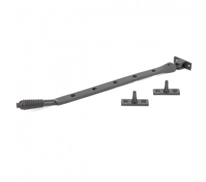 From The Anvil 83970 12 Reeded Window Stay - Aged Bronze