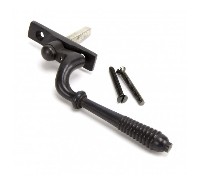 From The Anvil 83972 Reeded Espag Fastener (Locking) (Left Hand) - Aged Bronze