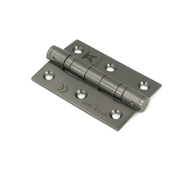 From The Anvil 83976 75mm Ball Bearing Butt Hinges (Pair) - Aged Bronze