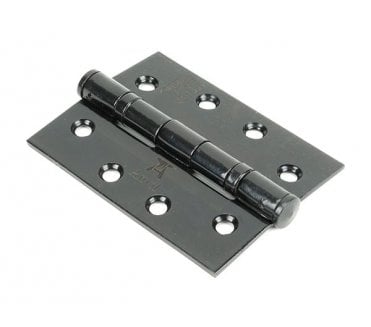 From The Anvil 90023 102mm Ball Bearing Butt Hinges (Pair) - Stainless - Black Finish