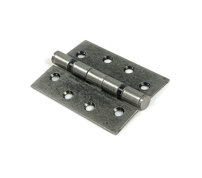 From The Anvil 90027 102mm Ball Bearing Butt Hinges (Pair) - Pewter