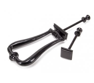 From The Anvil 90034 Blacksmith Slimline Art Deco Door Knocker - Black