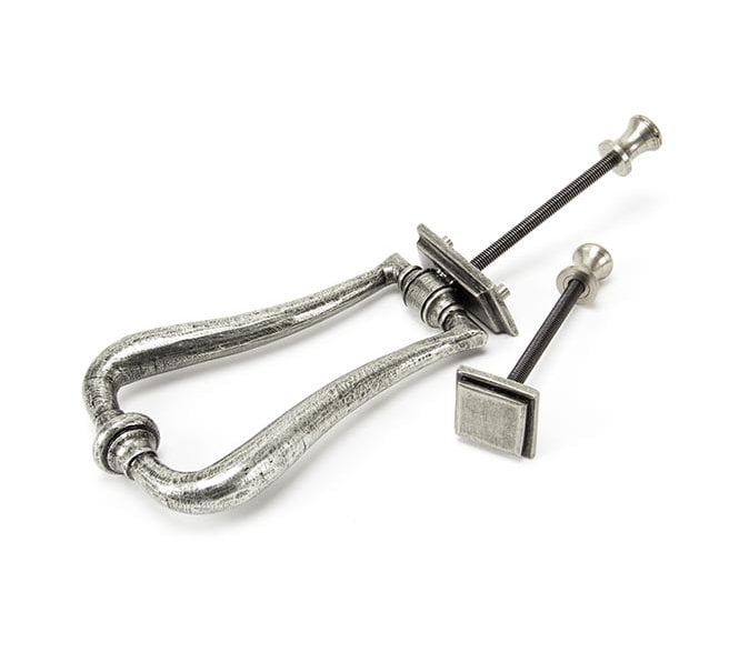 From The Anvil 90035 Blacksmith Slimline Art Deco Door Knocker - Pewter