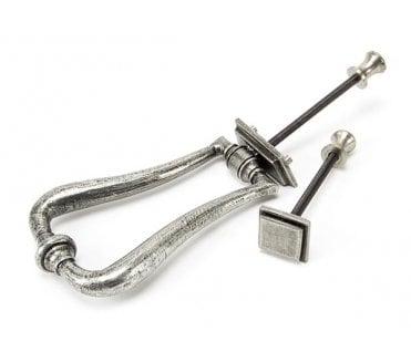 From The Anvil 90035 Blacksmith Slimline Art Deco Door Knocker - Pewter
