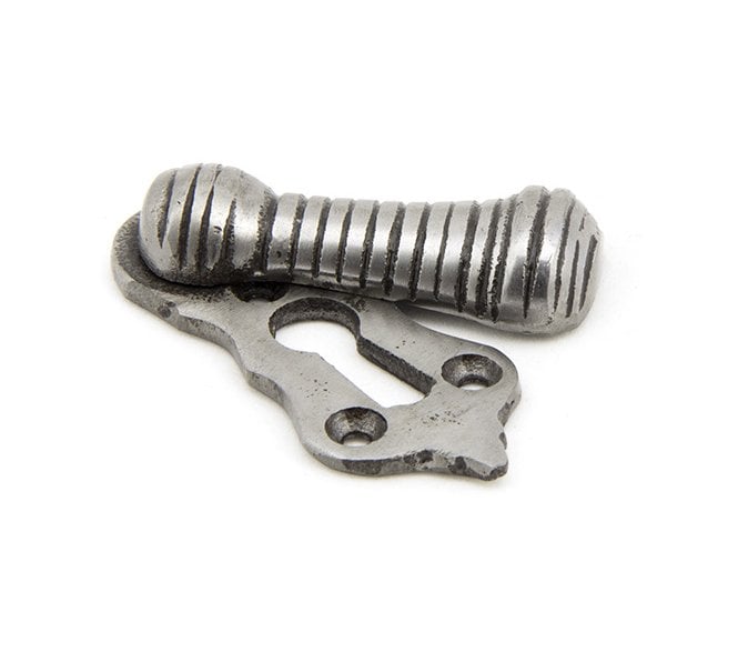 From The Anvil 90038 Beehive Covered Keyhole Escutcheon - Natural Smooth