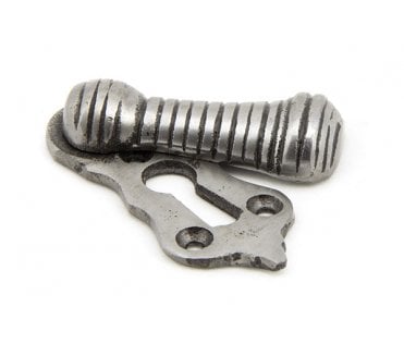 From The Anvil 90038 Beehive Covered Keyhole Escutcheon - Natural Smooth