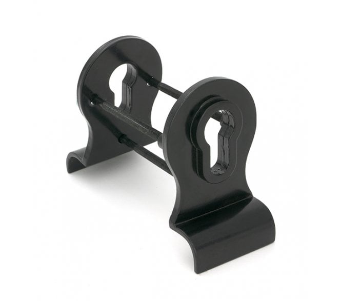 From The Anvil 90039 Blacksmith Euro Profile Back To Back Door Pull - Black