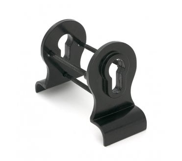From The Anvil 90039 Blacksmith Euro Profile Back To Back Door Pull - Black