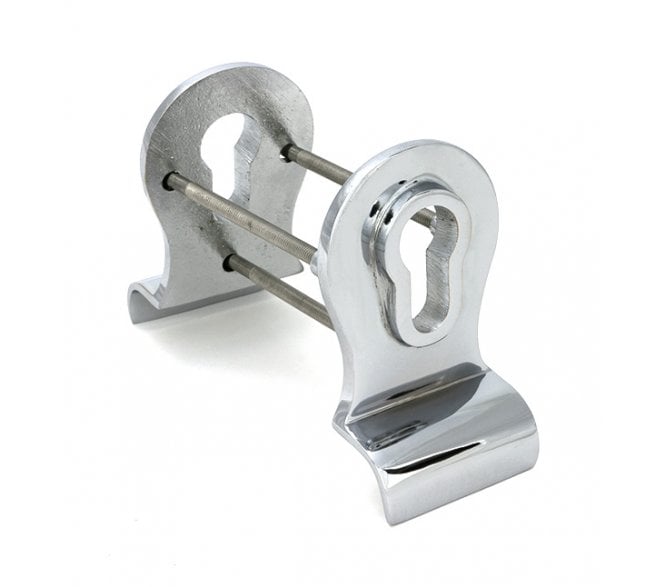 From The Anvil 90066 Period Euro Profile Back To Back Door Pull - Polished Chrome
