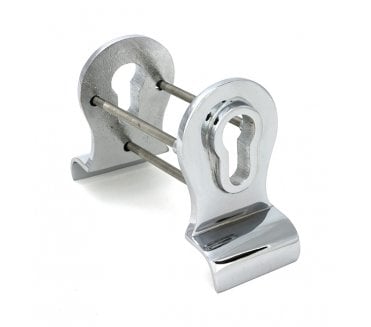 From The Anvil 90066 Period Euro Profile Back To Back Door Pull - Polished Chrome