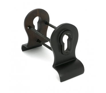 From The Anvil 90067 Period Euro Profile Back To Back Door Pull - Aged Bronze