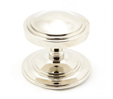 From The Anvil 90068 Period Art Deco Centre Door Knob - Polished Nickel