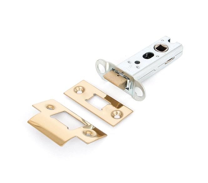 From The Anvil 90130 3 Heavy Duty Tubular Mortice Latch - Polished Brass