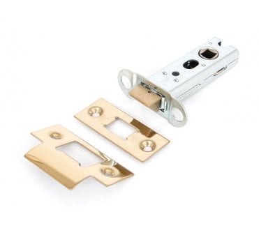From The Anvil 90130 3 Heavy Duty Tubular Mortice Latch - Polished Brass