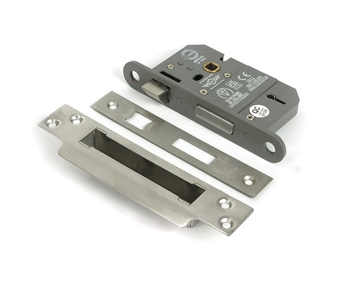 From The Anvil 90134 2.5 5-Lever Mortice Sashlock BS3621 - Satin Stainless Steel