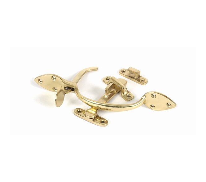 From The Anvil 90241 Cast Suffolk Latch Set - Polished Brass