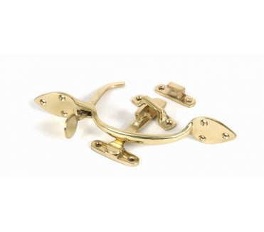 From The Anvil 90241 Cast Suffolk Latch Set - Polished Brass