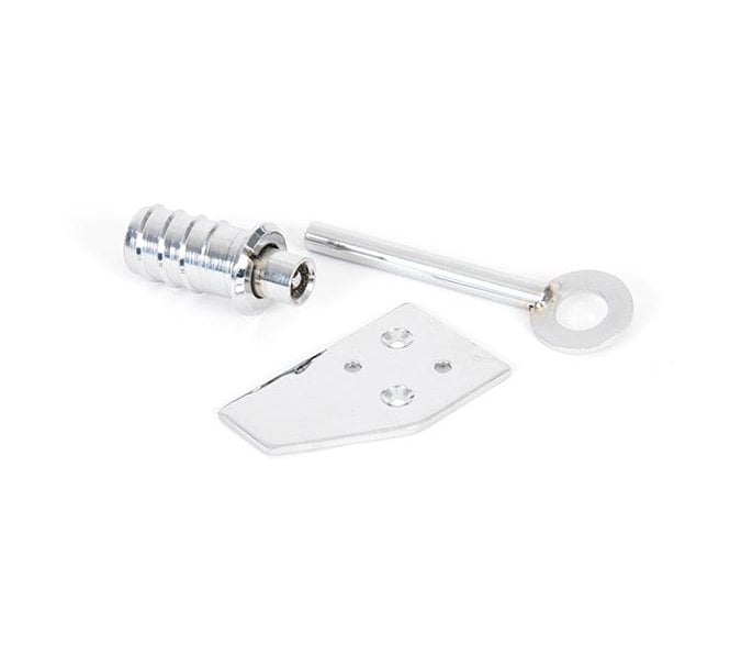 From The Anvil 90272 Key Flush Sash Stops - Polished Chrome