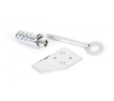 From The Anvil 90272 Key Flush Sash Stops - Polished Chrome
