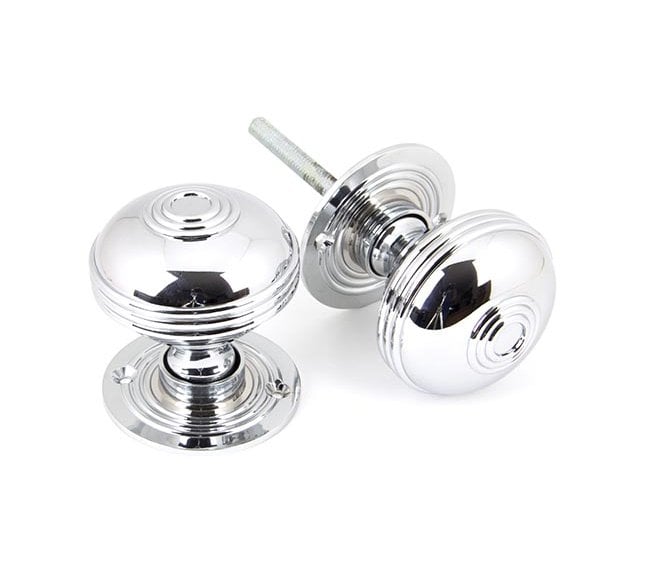 From The Anvil 90275 Large Prestbury Mortice/Rim Knobs - Polished Chrome