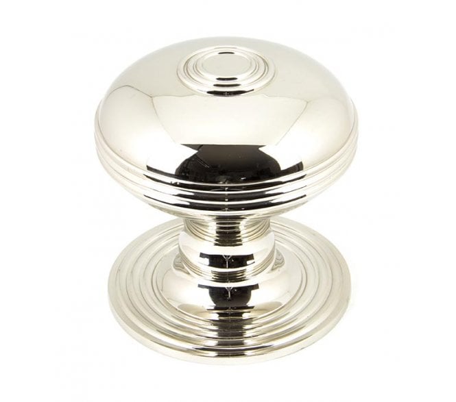 From The Anvil 90276 Prestbury Centre Door Knob  - Polished Nickel