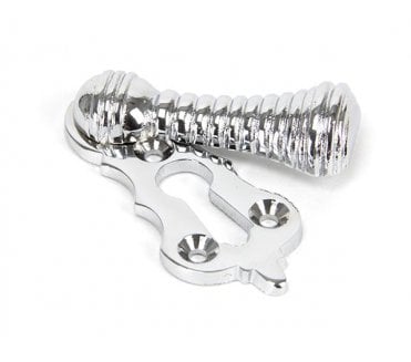 From The Anvil 90277 Beehive Covered Keyhole Escutcheon - Polished Chrome