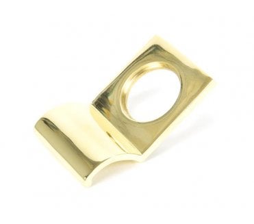 From The Anvil 90283 Period Rim Cylinder Pull - Polished Brass