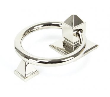 From The Anvil 90286 Ring Door Knocker - Polished Nickel