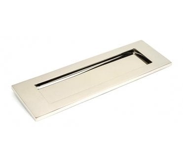 From The Anvil 90287 Period Letter Plate 324x108mm - Polished Nickel