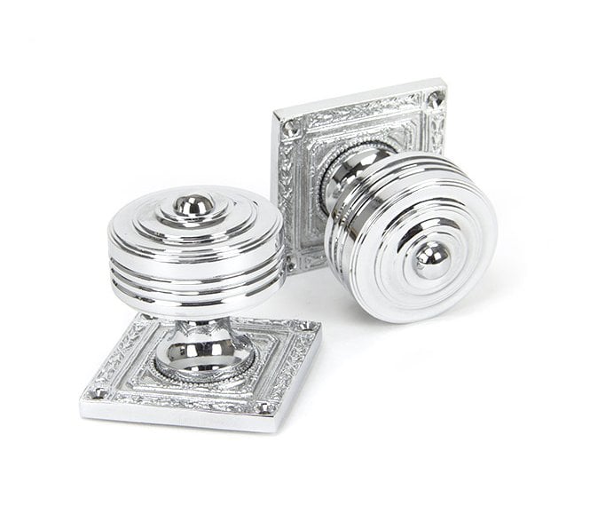 From The Anvil 90292 Tewkesbury Mortice Knobs - Polished Chrome