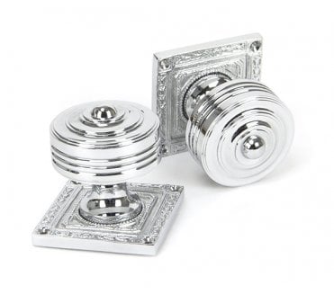 From The Anvil 90292 Tewkesbury Mortice Knobs - Polished Chrome