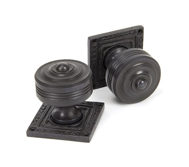 From The Anvil 90293 Tewkesbury Mortice Knobs - Aged Bronze