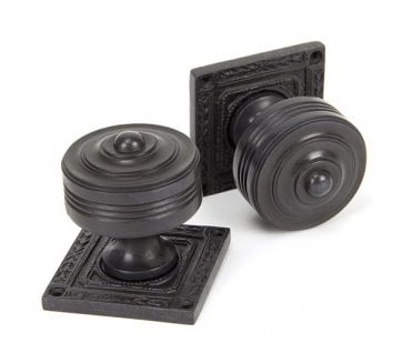From The Anvil 90293 Tewkesbury Mortice Knobs - Aged Bronze