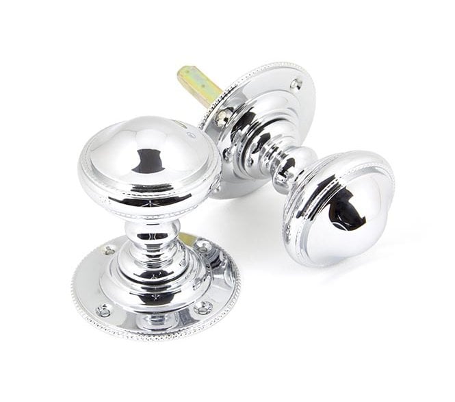 From The Anvil 90294 Brockworth Mortice Knobs - Polished Chrome