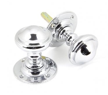 From The Anvil 90294 Brockworth Mortice Knobs - Polished Chrome