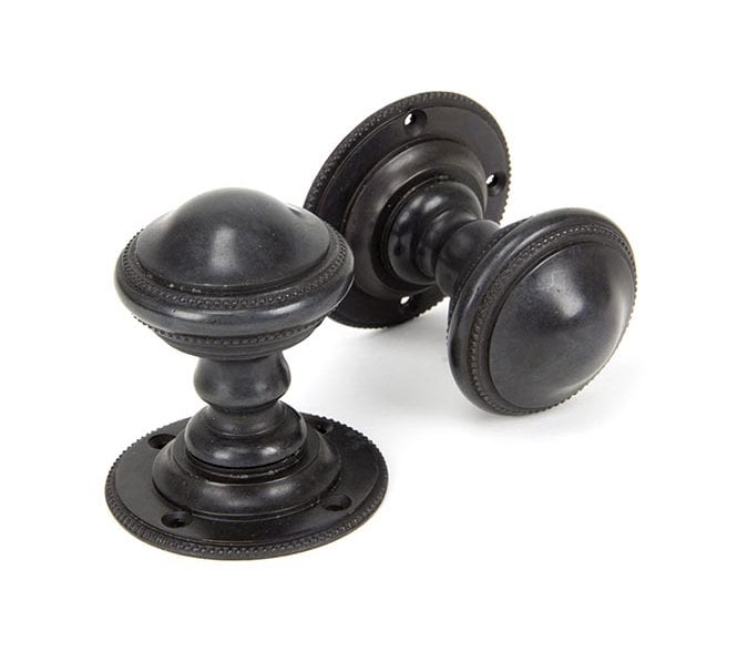 From The Anvil 90295 Brockworth Mortice Knobs - Aged Bronze