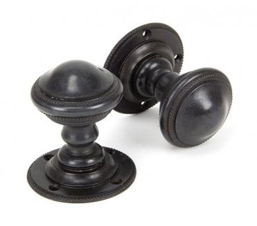 From The Anvil 90295 Brockworth Mortice Knobs - Aged Bronze