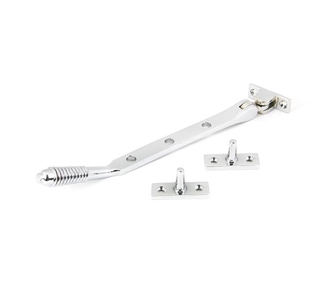From The Anvil 90333 8 Reeded Window Stay - Polished Chrome