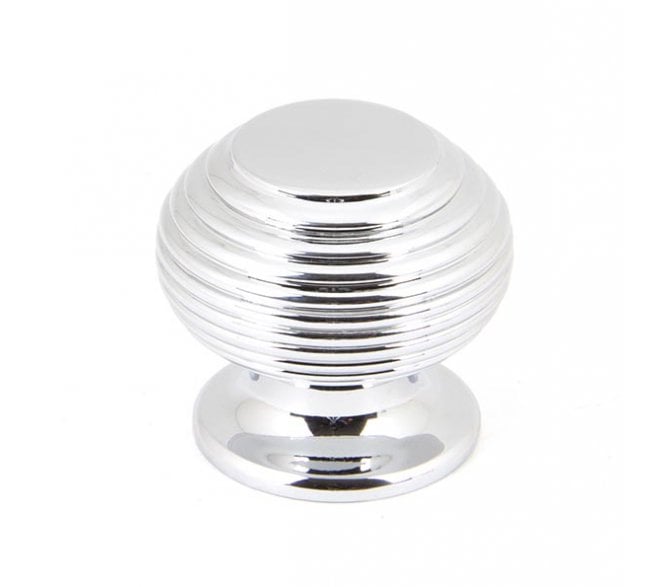 From The Anvil Beehive Cabinet Knobs - Polished Chrome