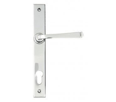 From The Anvil 90355 Avon Slimline Sprung Lever Espag Lock Set - Polished Chrome