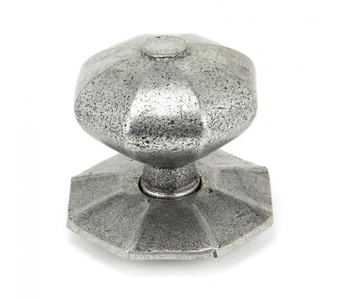 From The Anvil 90383 Octagonal Centre Door Knob (Internal Side Only) - Pewter