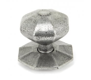 From The Anvil 90383 Octagonal Centre Door Knob (Internal Side Only) - Pewter